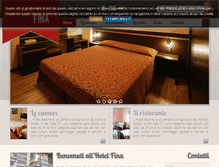 Tablet Screenshot of hotelfina.it